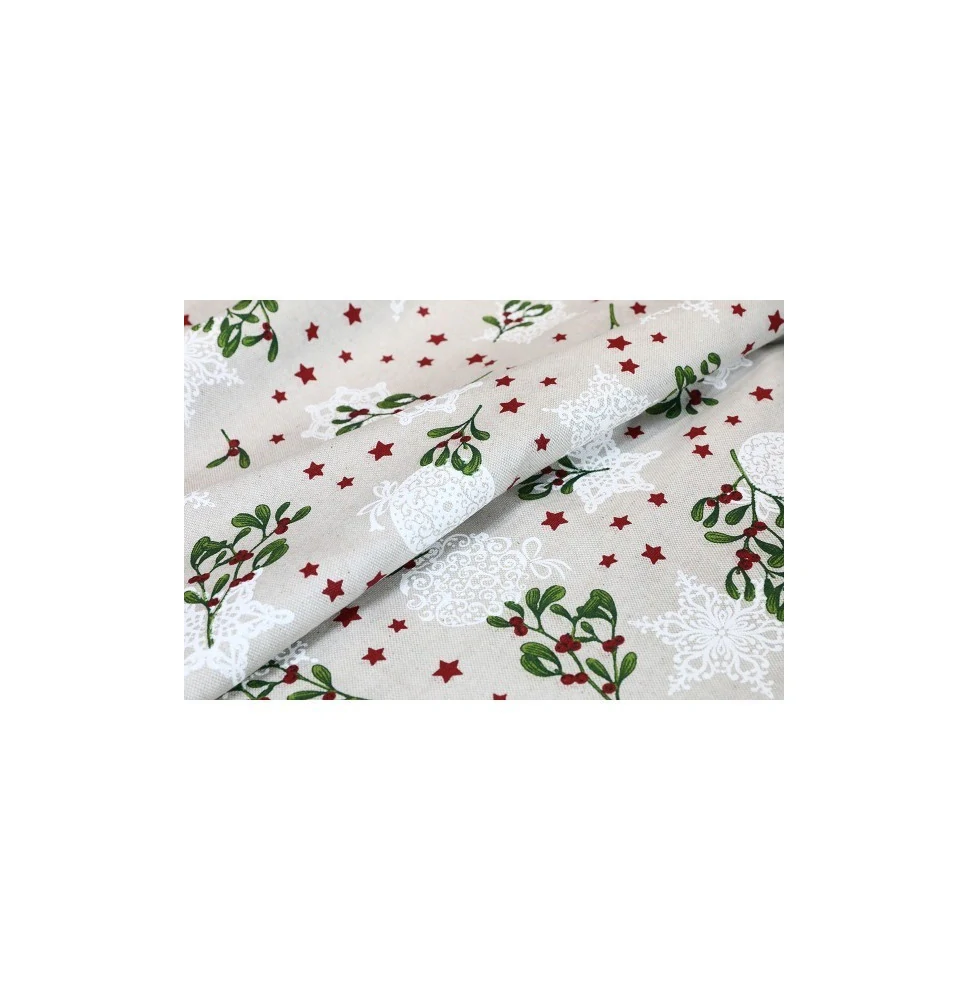 Vánoční ubrus Vánoční cesmína 2.