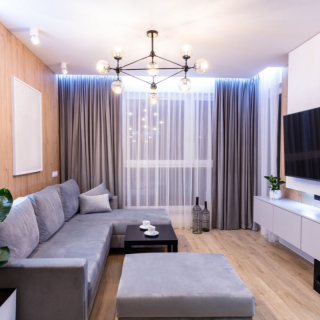 Závěsy Blackout šedé na zatemnění